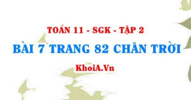 Bài 7 trang 82 Toán 11 Tập 2 Chân trời sáng tạo